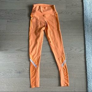 Bright orange Alo Yoga Leggings (XS)